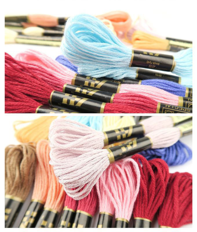 Cuộn Chỉ Thêu 50 / 100 Màu Sắc