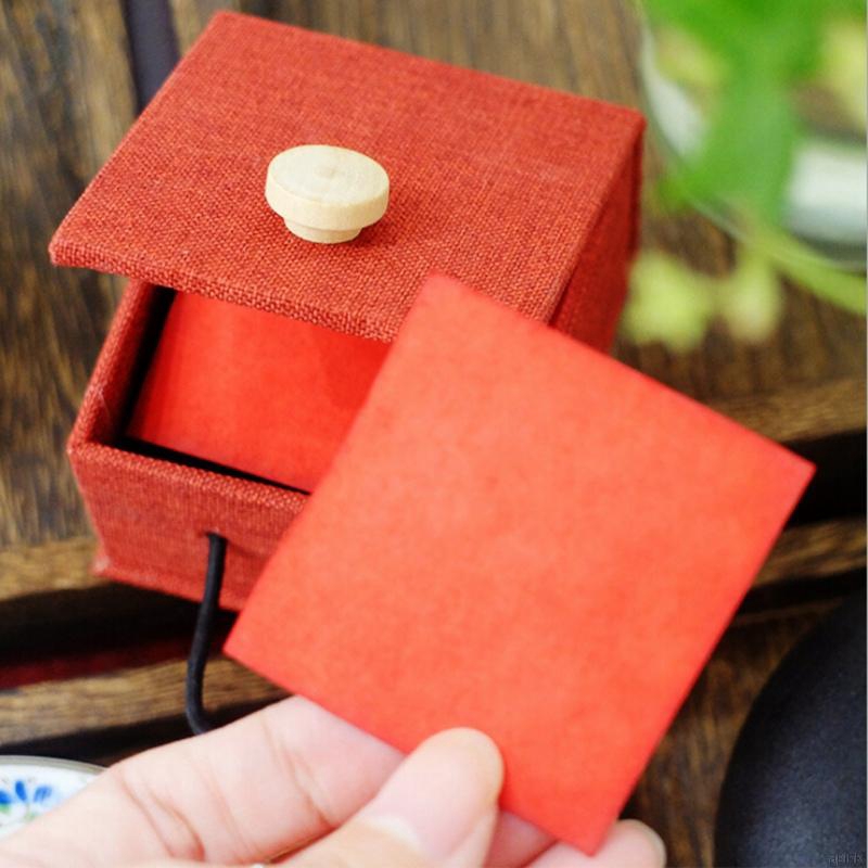 [Hàng mới về] Bộ 12 son giấy ngậm môi trang điểm dưỡng ẩm theo phong cách cổ trang Trung Hoa