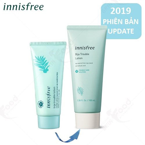 Sữa Dưỡng Da Mụn Innisfree Bija Trouble Lotion