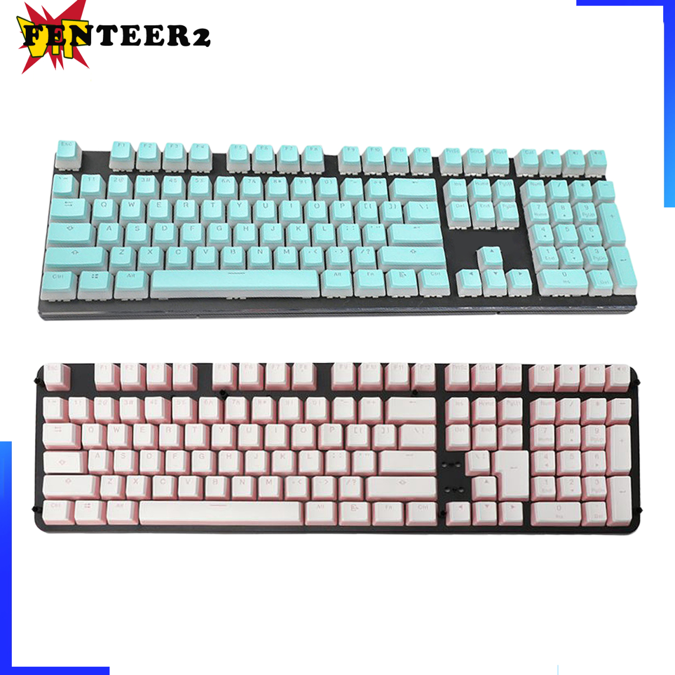 (Fenteer2 3c) Pbt Bàn Phím Thay Thế Cho Bàn Phím Cherry Mx