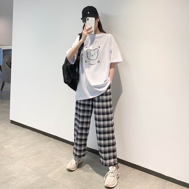Áo thun tay lỡ unisex hàng đẹp, áo phông chất cotton sịn