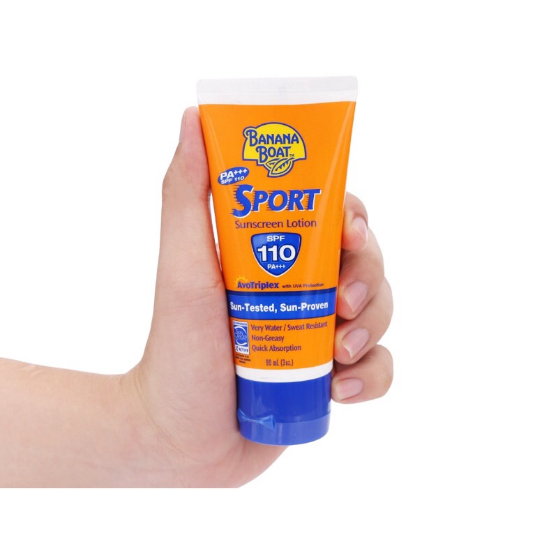 [USA] Kem chống nắng thể thao SPF110 - 90ml Banana Boat Sport