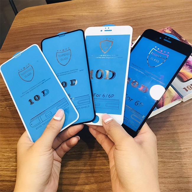 Kính cường lực 10D Full bóng cho các dòng điện thoại táo - Giá rẻ, chất lượng cao - MobileCity