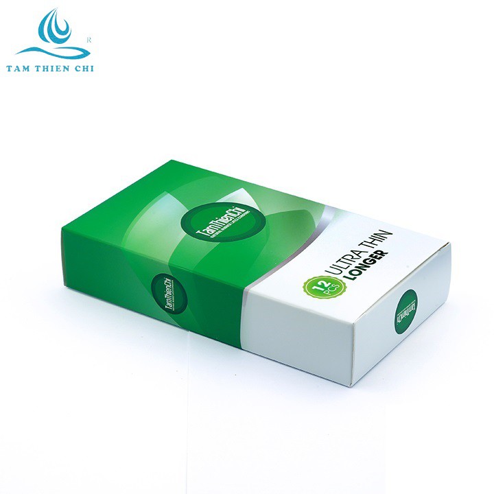 Bao cao su Tâm Thiện Chí Ultrathin Longer mỏng kéo dài hộp 12 cái