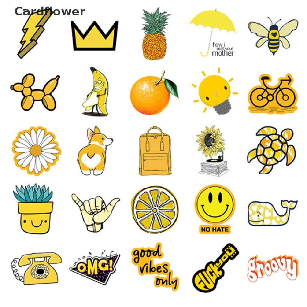 Bộ 50 Hình Dán Trang Trí /