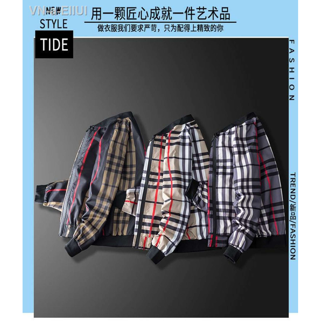 c nam mùa xuân cổ đứng mẫu mới 2021 áo jacket xuân thu trào lưu phong cách Hàn Quốc áo bóng chày dáng rộng đẹp trai-168