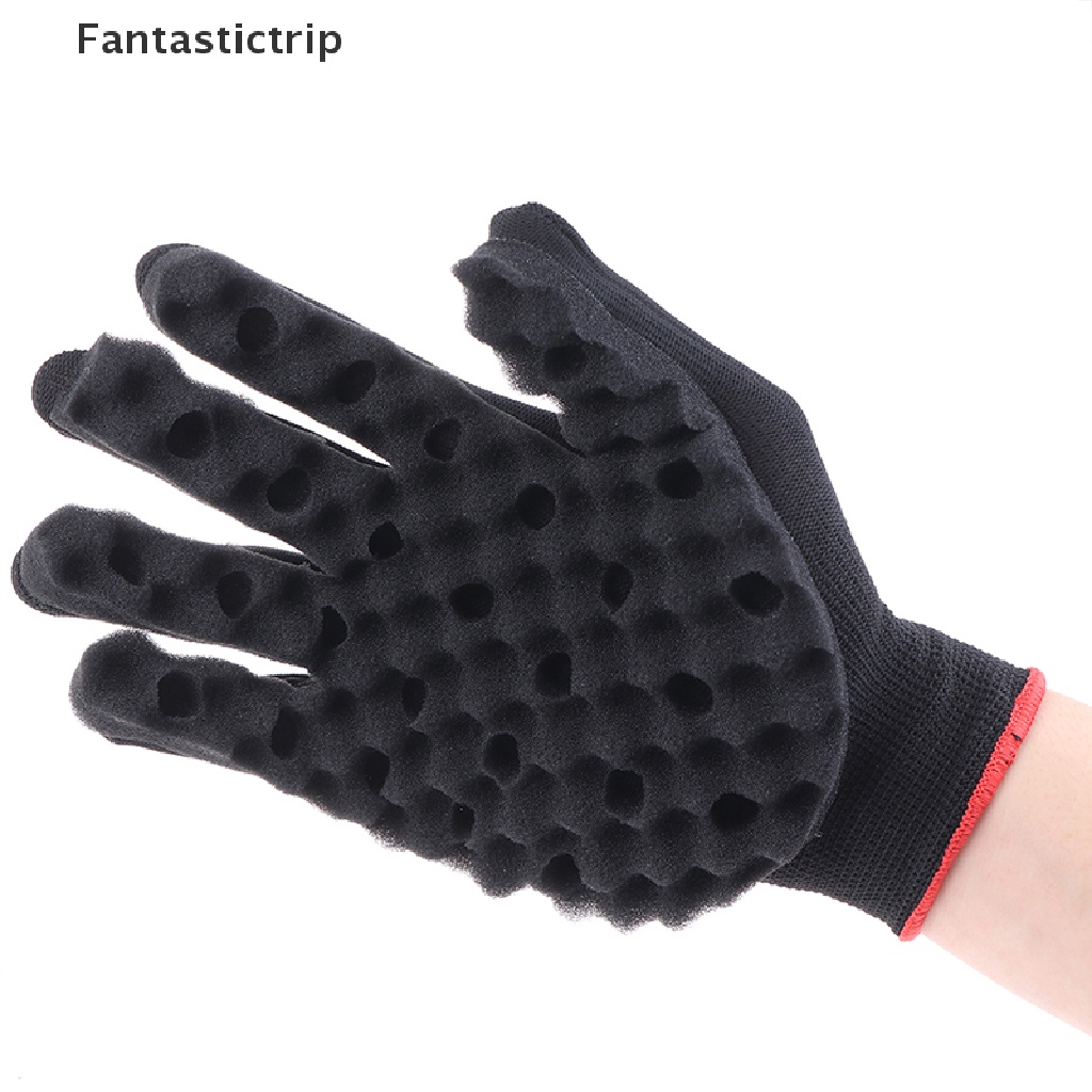 Găng Tay Tích Hợp Lược Xốp Tạo Kiểu Tóc Cho Nam Fantastictrip