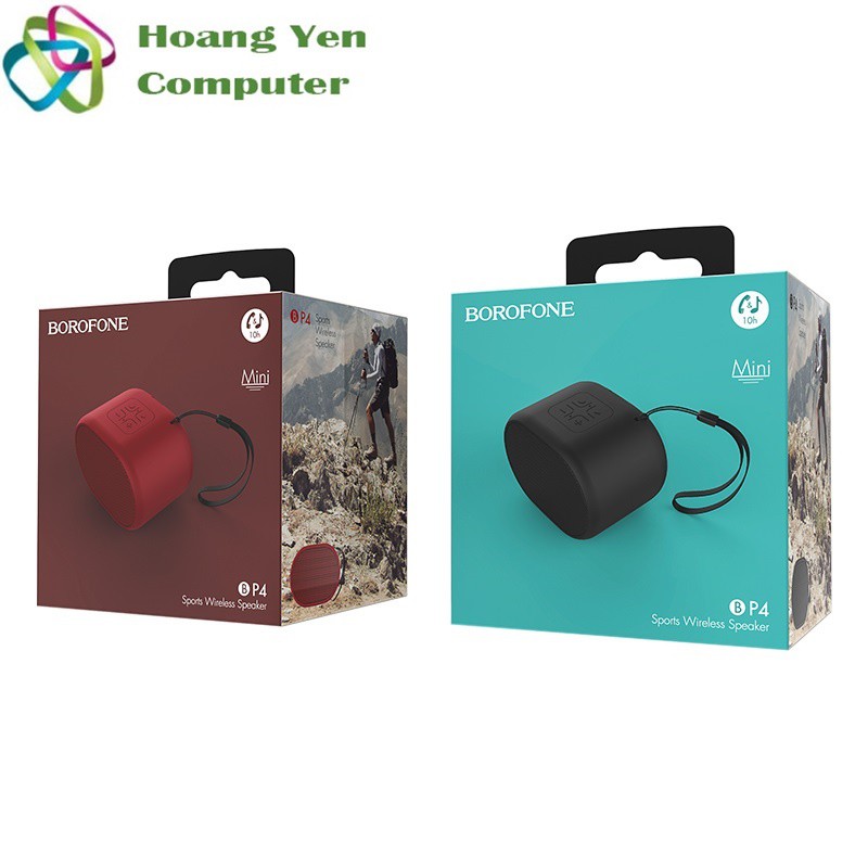 Loa Bluetooth Mini Borofone BP4 Pin Trâu 1800mAh - BH 12 Tháng Chính Hãng.