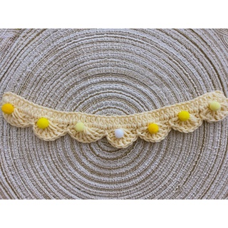 Vòng cổ chó mèo - Vòng pom pom nhiều màu sắc