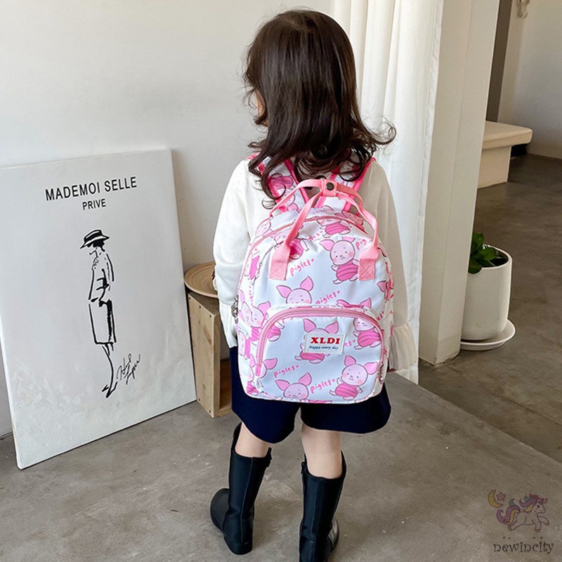 Bộ 3 món ba lô + túi đeo chéo + ví họa tiết hoạt hình phong cách Hàn Quốc cho bé