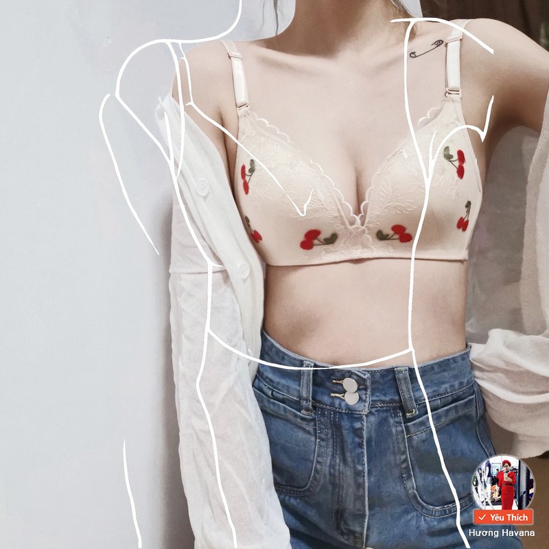 Áo lót fruit girl đệm mỏng, không gọng, nâng ngực,mã FLA12 | BigBuy360 - bigbuy360.vn
