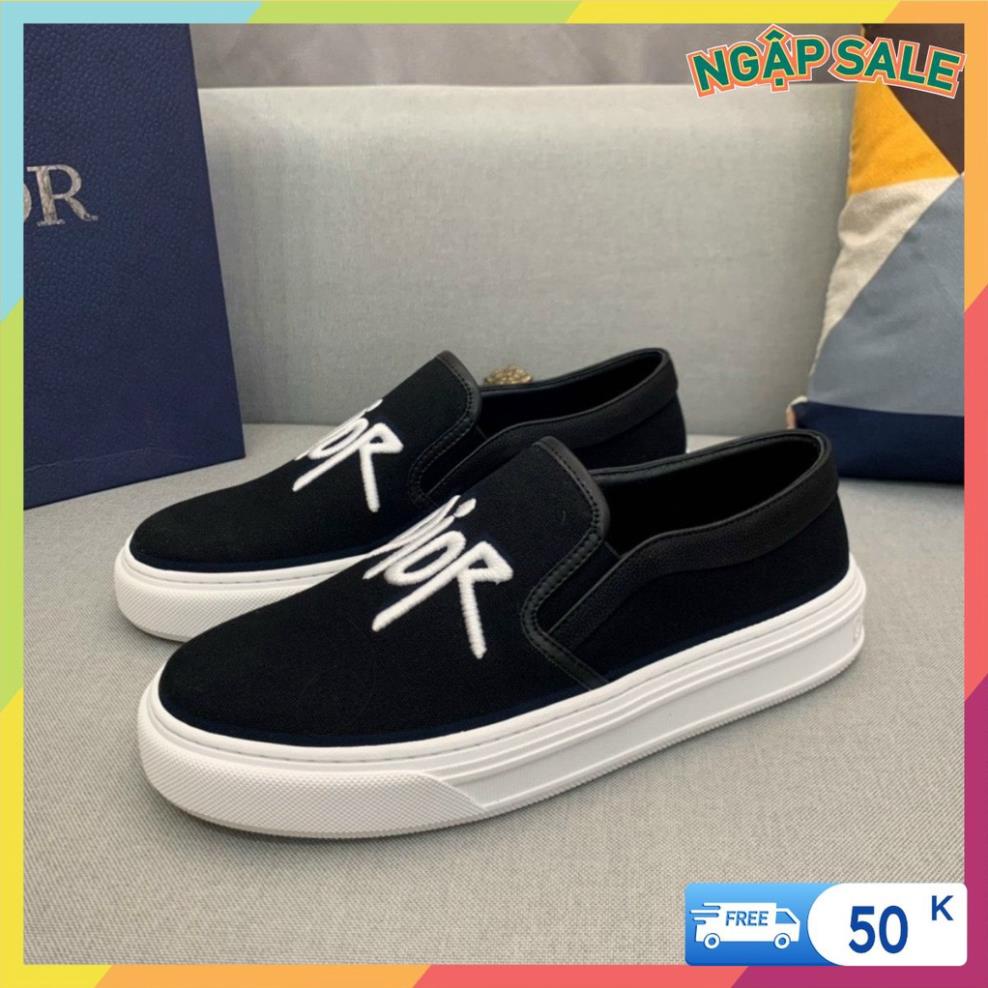 ❃GIÁ XƯỞNG❃ giày lười nam slipon dior - cao cấp-full hộp❤️ *