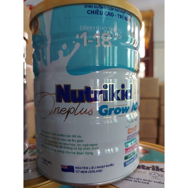 Sữa nutrikid one plus chiều cao