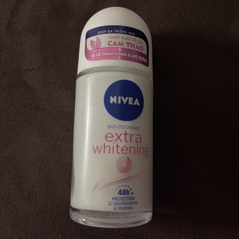 Lăn khử mùi NIVEA Extra Whitening 50ml