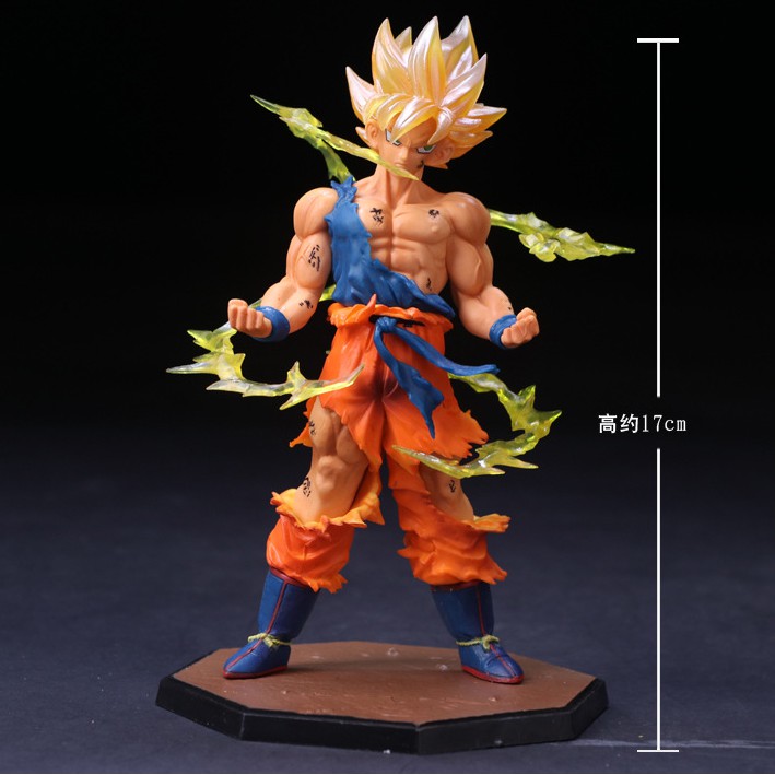 Mô hình Son Goku Super Saiyan FZERO Dragon Ball cao 16cm chi tiết đẹp mắt MS03