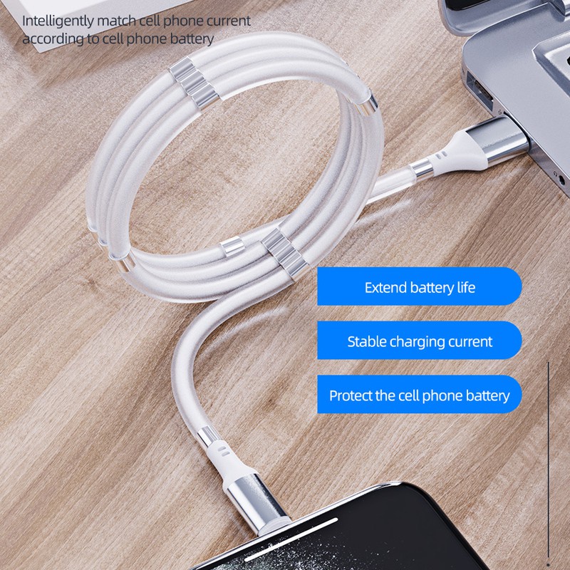 Dây cáp sạc từ tính micro type C thích hợp cho Iphone