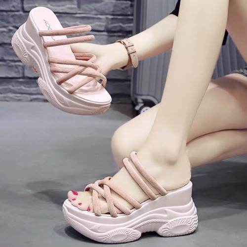 Giày bánh mì giày sandal độn đế 9cm_G89_TaTa Fashion