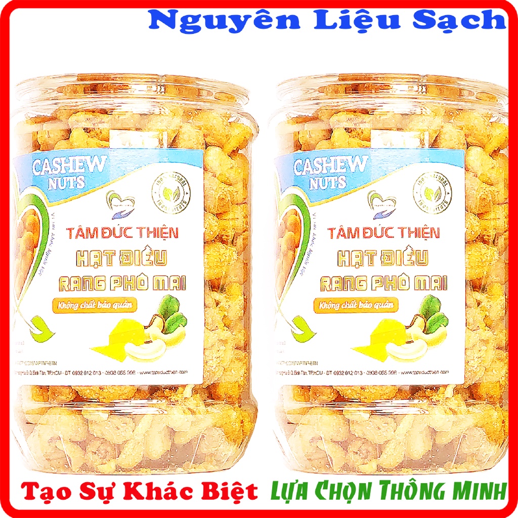 Combo 1KG Hạt Điều Rang Tỏi Ớt/ Hạt Điều Rang Phô Mai[Nguyên Liệu Sạch]Tâm Đức Thiện - 4 Hộp 250GR Tuỳ Chọn | BigBuy360 - bigbuy360.vn