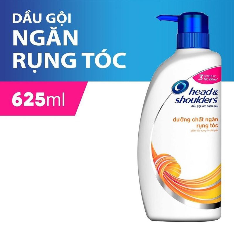 Dầu Gội Head &amp; Shoulders Dưỡng Chất Ngăn Rụng Tóc Anti-Hairfall 625ml