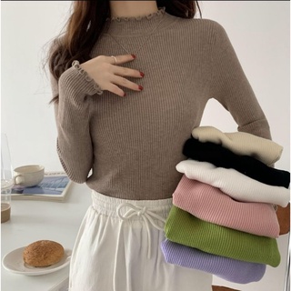 Áo len cổ lọ siêu mịn hàng Quảng Châu