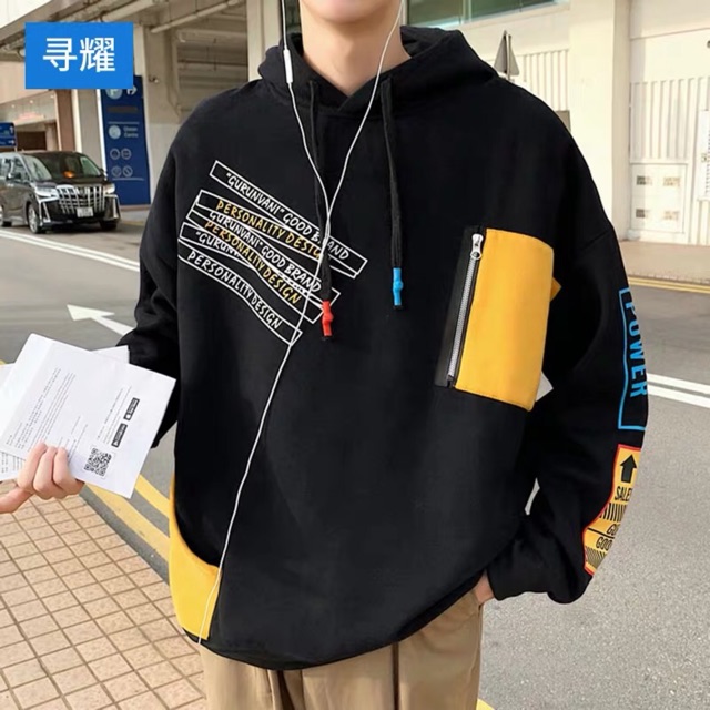 Áo hoodie nỉ unisex form rộng In Toàn Thân Dây Kéo nam nữ phong cách ulzzang Wind