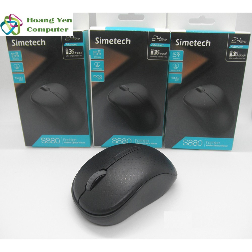 Chuột Không Dây Simetech S880 1500 DPI - BH 1 Năm | WebRaoVat - webraovat.net.vn