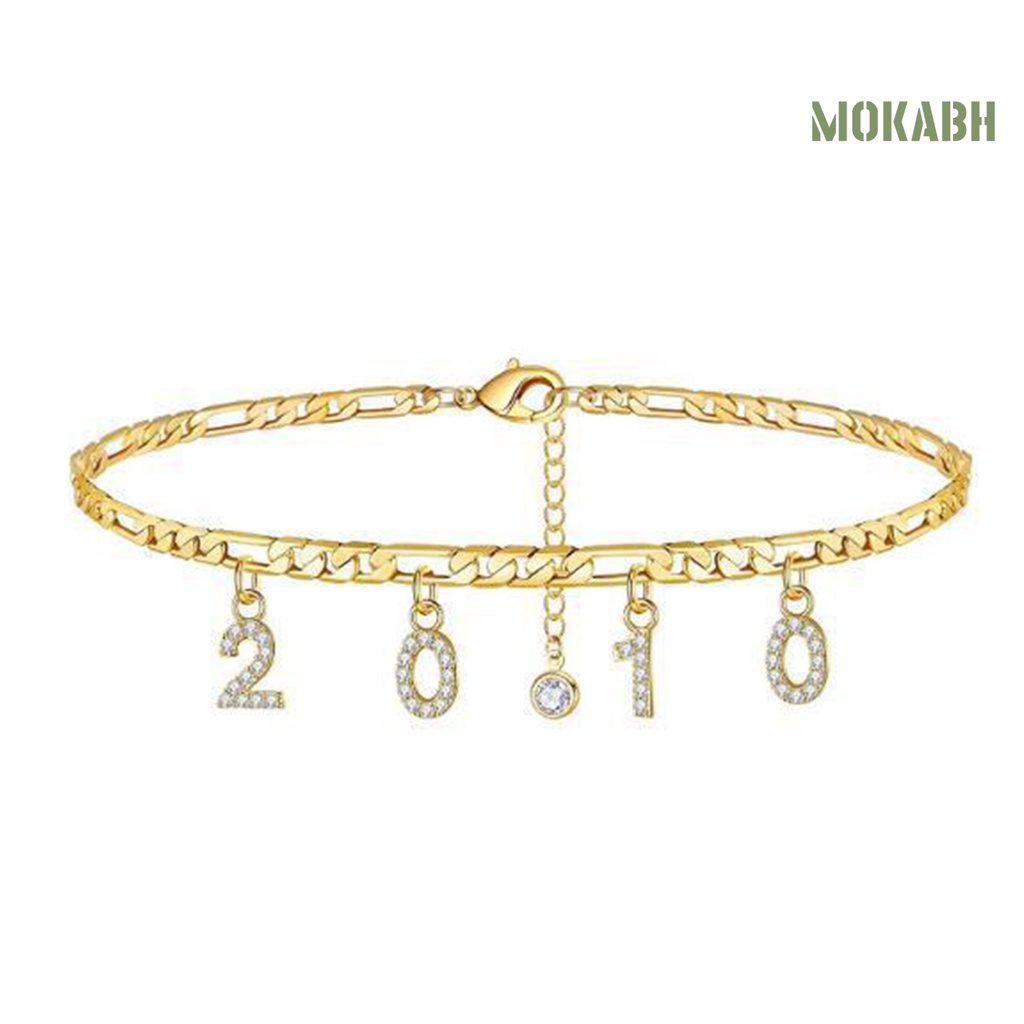 Lắc Chân Mặt Số Năm Mới 2006-2014 Có Thể Điều Chỉnh Kích Cỡ