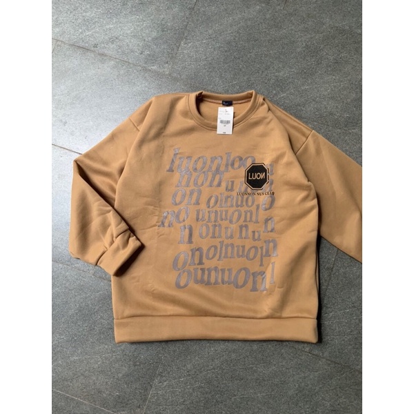 Áo  Sweater Dài Tay Nỉ Nữ Unisex Form Rộng <75kg  MSP69PM[ảnh thật] | BigBuy360 - bigbuy360.vn