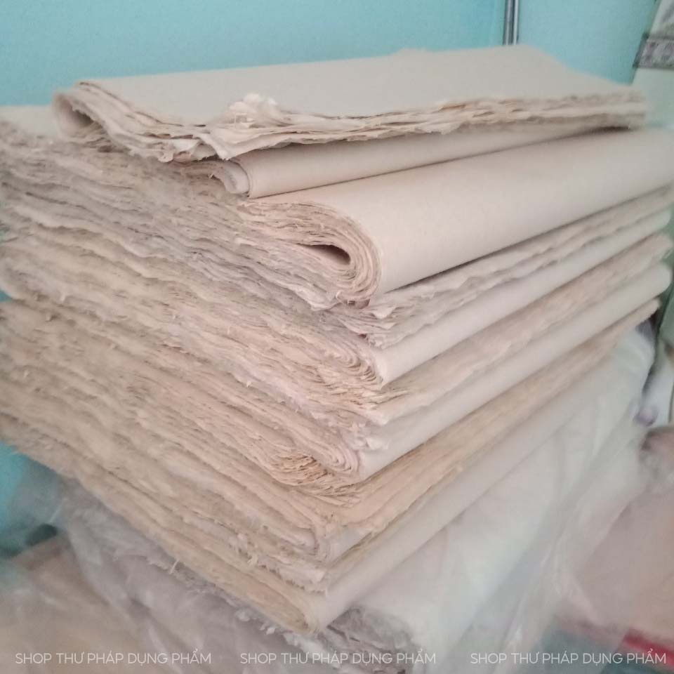 Giấy dó truyền thống sản xuất thủ công nhiều kích cỡ