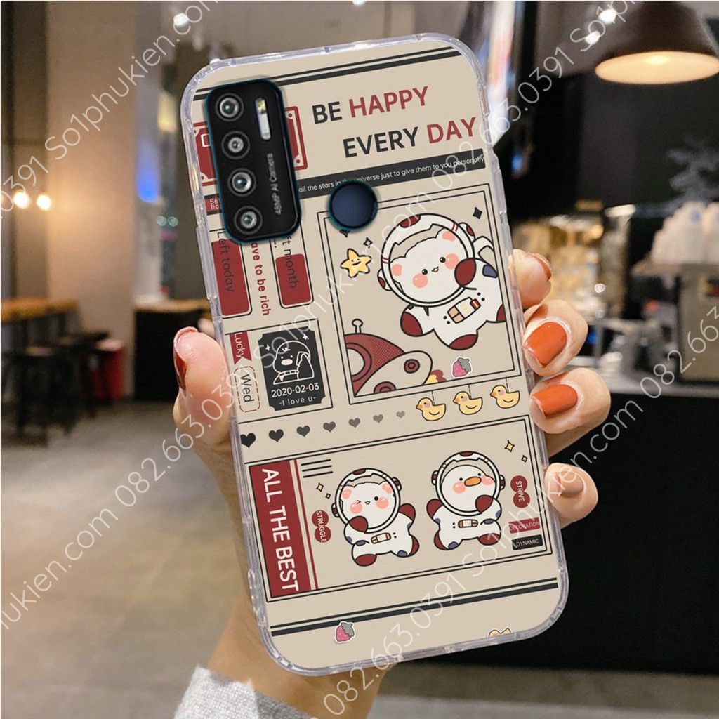 ỐP LƯNG VSMART STAR 3 STAR 4 STAR 5 LIVE 4 JOY 4, IN HÌNH PHI HÀNH GIA NGỘ NGHĨNH ĐÁNG YÊU.