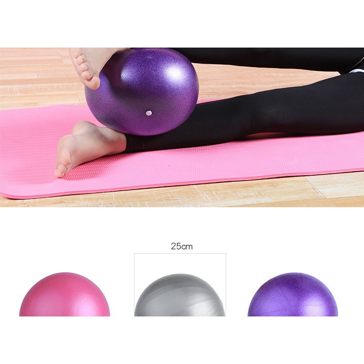 Bóng tập yoga,pilates, gym cỡ nhỏ 25 cm 25cm