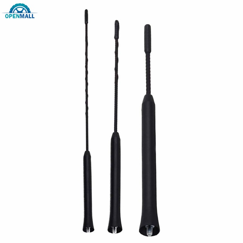 OM 9/11/16 Inch Stubby Antenna Universal Car Roof Mast Stereo Radio FM/AM Signal Amplified Antenna