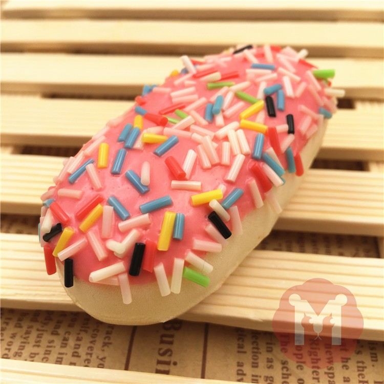 Đồ chơi đàn hồi bóp tay mềm dẻo hình bánh mì dễ thương