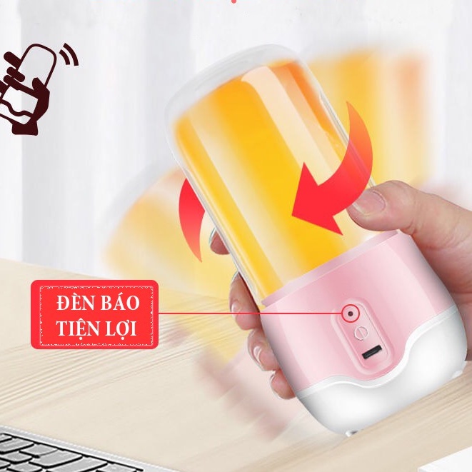 Máy xay sinh tố cầm tay mini HONGUO xay trái cây, cháo, đồ ăn dặm cho em bé