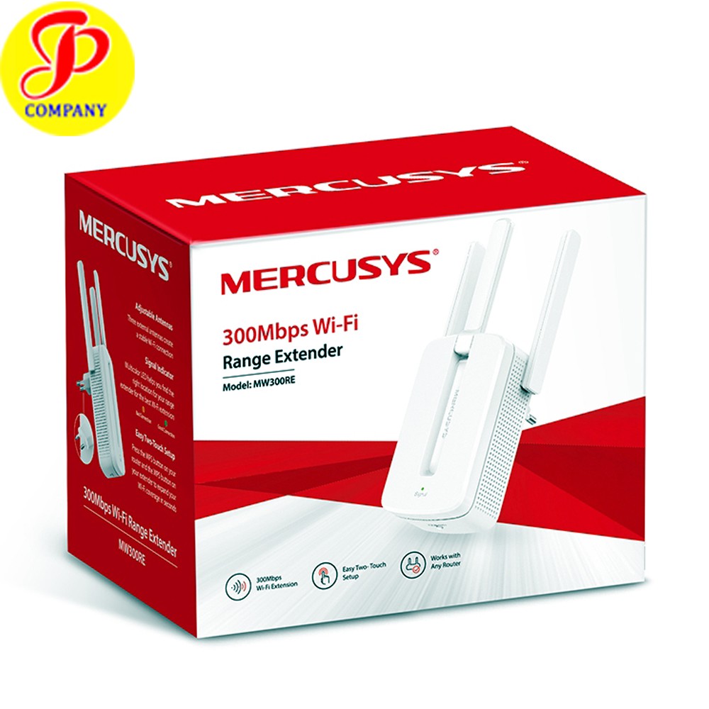 Thiết Bị Mở Rộng Sóng Wifi MERCUSYS MW300RE Chuẩn N Tốc Độ 300Mbps - Chính Hãng | BigBuy360 - bigbuy360.vn