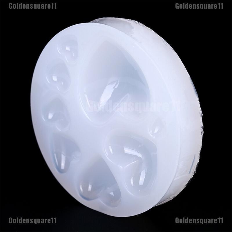 Khuôn Silicone Hình Trái Tim Làm Trang Sức DIY