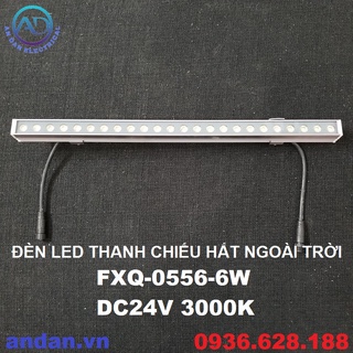 Đèn led thanh chiếu hắt ngoài trời fxq-0556-6w dc24v 3000k