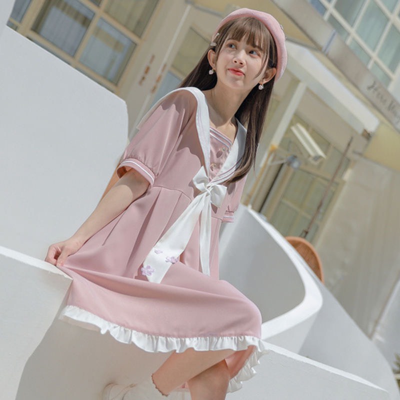 Đầm nữ Lolita siêu dễ thương , HOT 2022 ,váy nữ nhẹ nhàng xinh xắn- V02