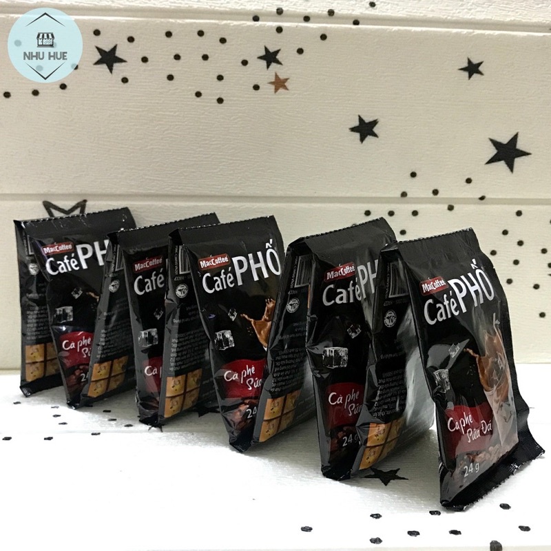 Cà phê Phố - Cà phê hòa tan sữa đá(Hộp 10 gói x 24g) | BigBuy360 - bigbuy360.vn