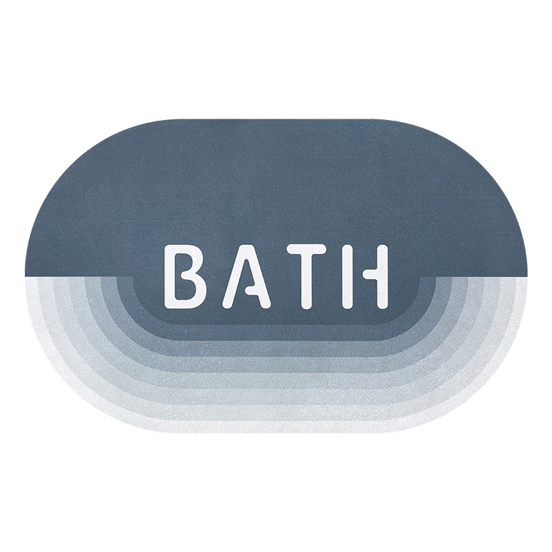 TOP NEW40*60cm Tấm lót sàn siêu thấm Thảm lót cửa phòng tắm gia đình / Thảm lót chân chống trượt ở cửa nhà vệ sinhshitou2