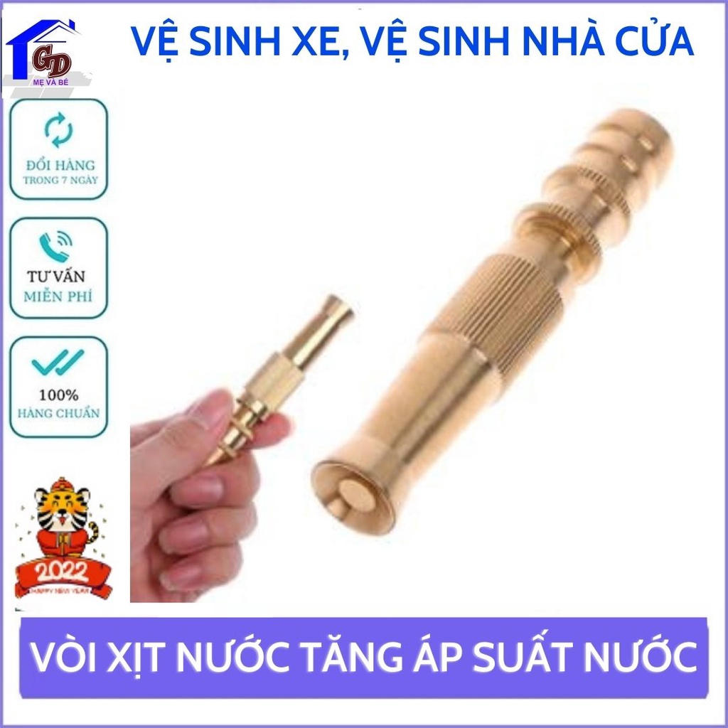 Vòi Xịt Nước Tăng Áp Suất Nước Có thể điều khiển lưu lượng nước - Vệ sinh xe, vệ sinh nhà cửa, tưới cây, rửa cửa sổ