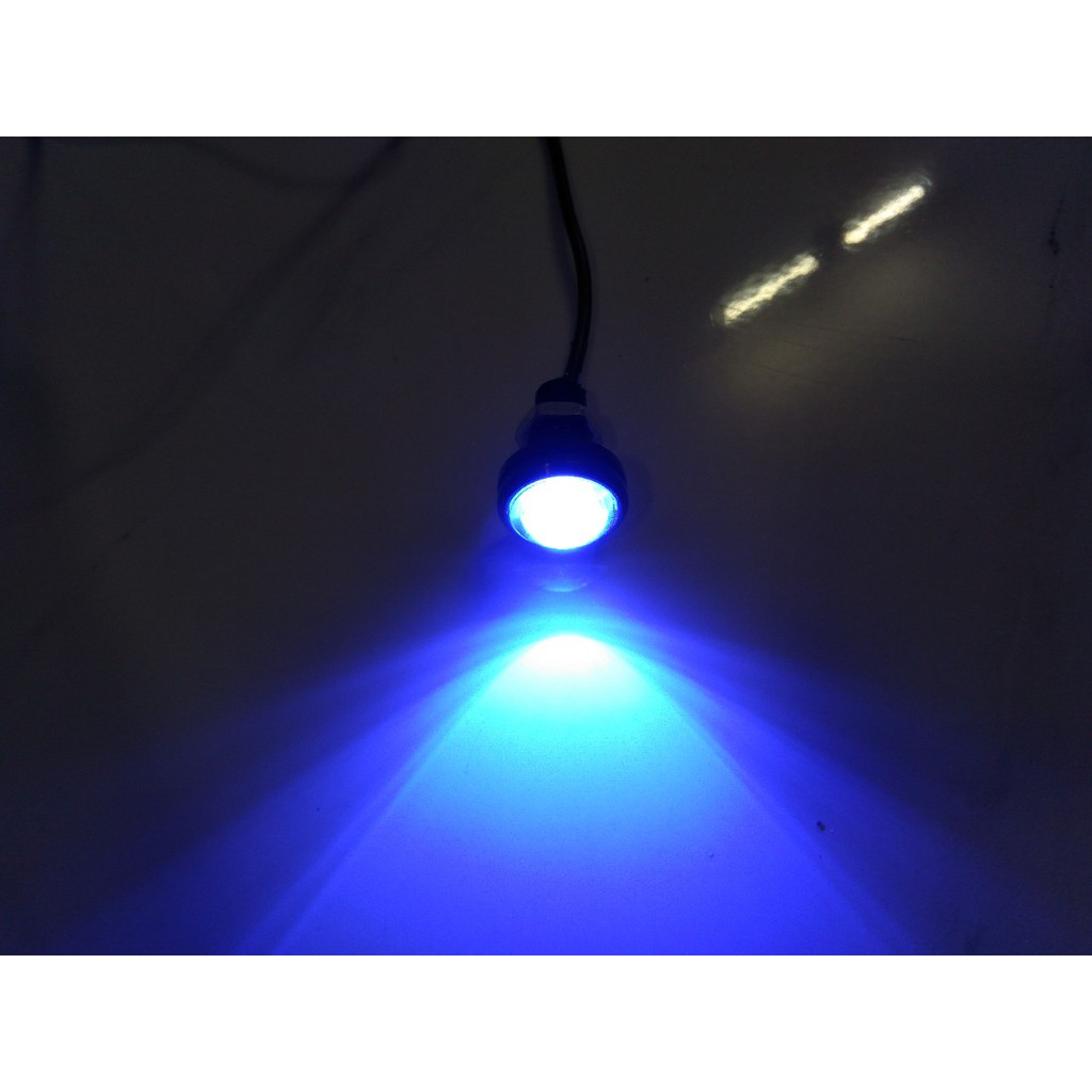 Đèn led nút áo độ  dermi sương mù xe ô tô