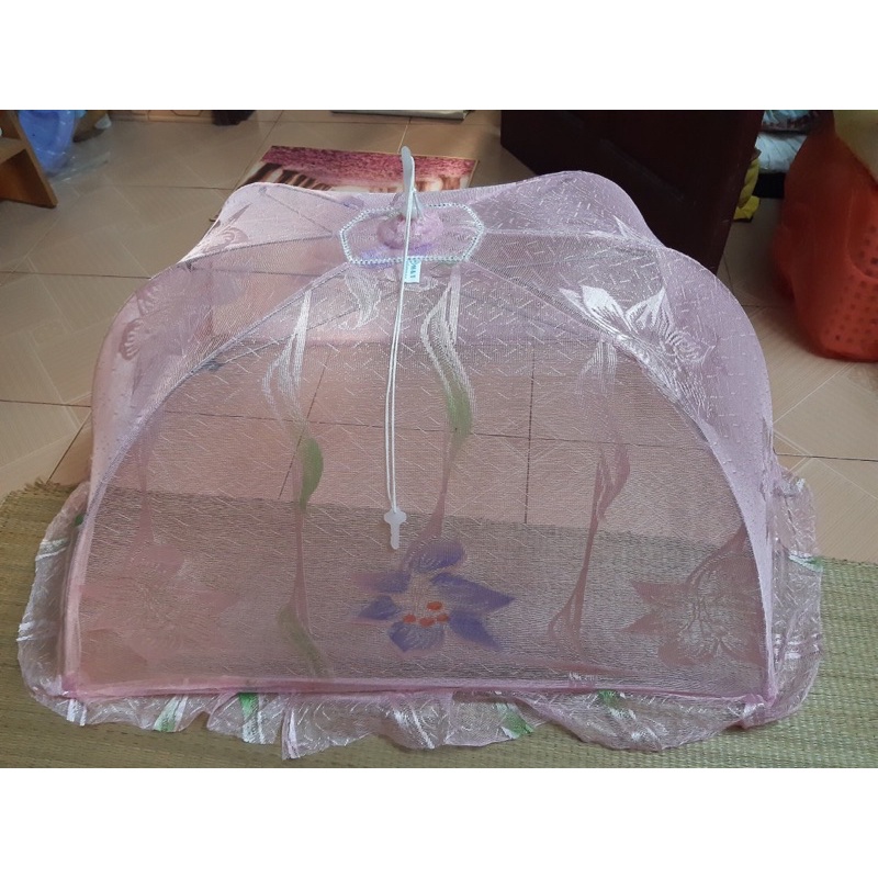 Màn chụp em bé, mùng chống muỗi cho bé made in Việt Nam khung thép bọc nhựa cao cấp cho bé đến 2 tuổi