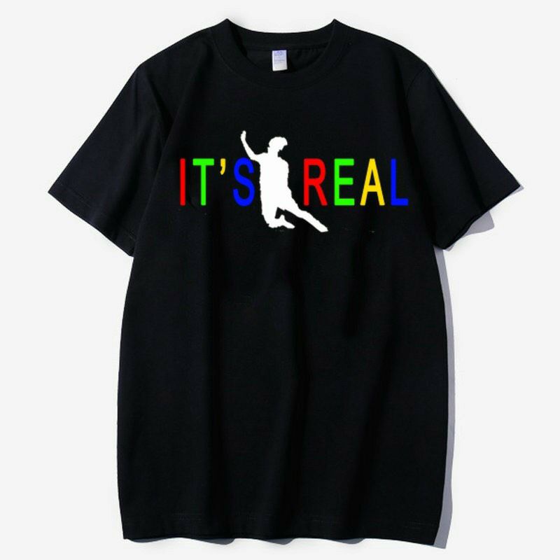Áo thun It'S Real Văn ToànTay Lỡ Dáng Rộng Oversize '' Cú Ngã Lịch Sử''Unisex chất cotton mềm mịnPhong cách Thể thao