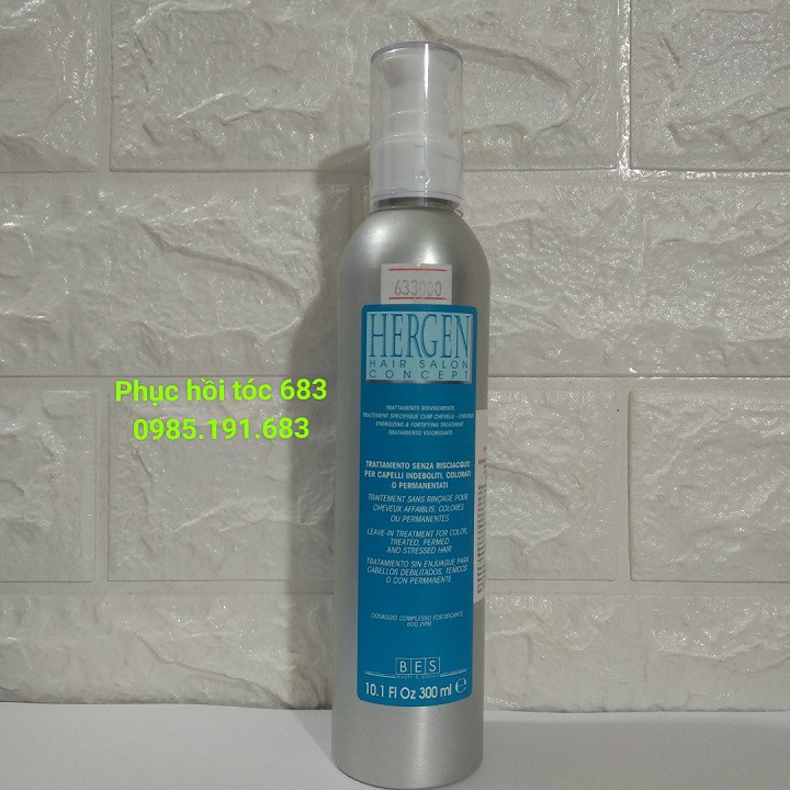 Xả Khô nuôi dưỡng tóc trẻ ngọn BES HERGEN 300ML vàng/xanh | BigBuy360 - bigbuy360.vn