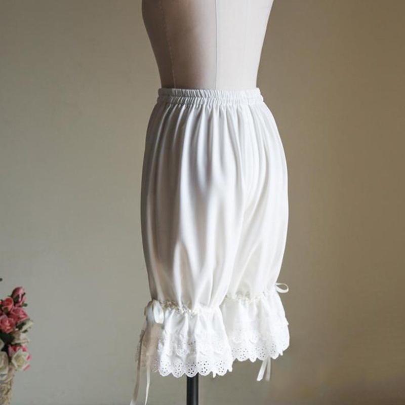 Quần Short Nữ Ống Rộng Phong Cách Vintage Xinh Xắn