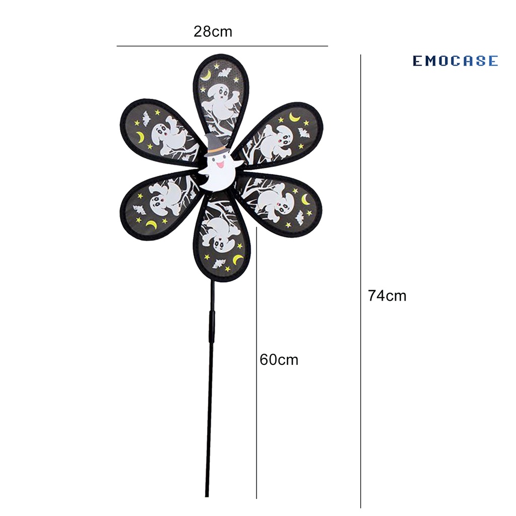 Ny- Bánh Xe Xoay Một Lớp Nhiều Màu Sắc Vui Nhộn Cho Bé Lễ Hội Halloween