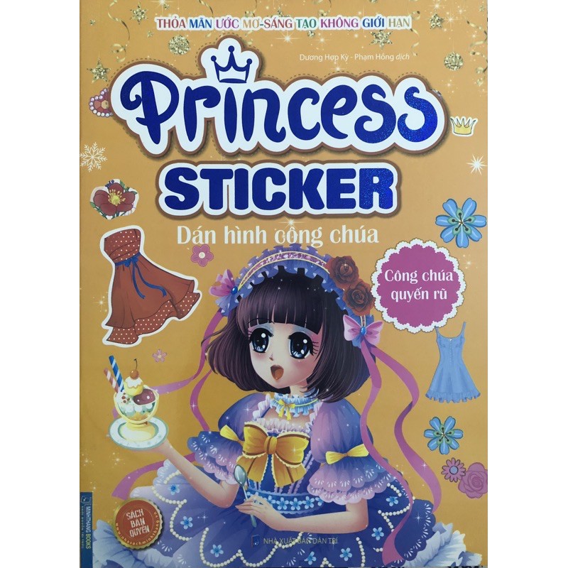 Sách - Princess Sticker Dán Hình Công Chúa - Công Chúa Quyến Rũ