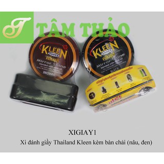 Xi đánh giầy Thailand Kleen kèm bàn chải 8850419307014