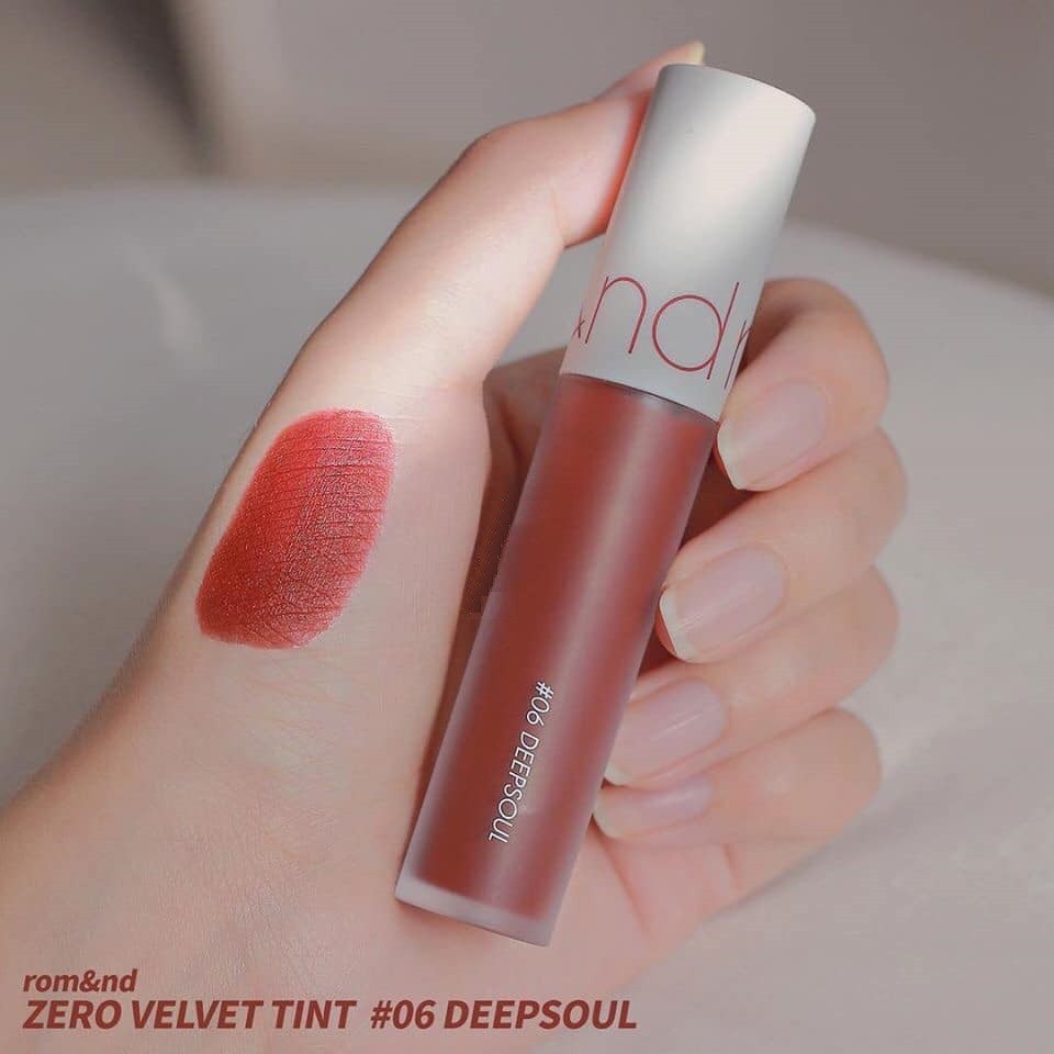 Son Kem Romand Zero Velvet Tint 06- đỏ nâu đất (Deepsoul)